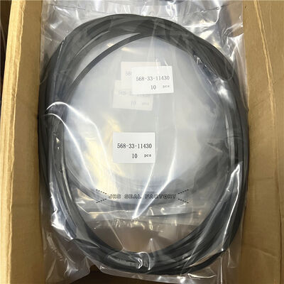 568-33-11430 kit noir de chargeur de cylindre hydraulique de 568331430 NBR