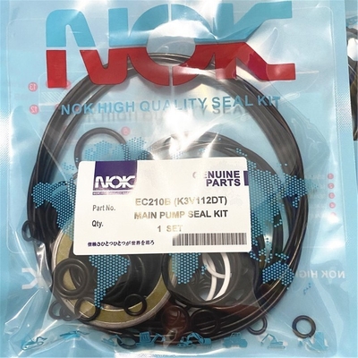 Phoque Kit Ec 210 Valve Rubber pilote de pompe hydraulique de K3V112 EC EC240