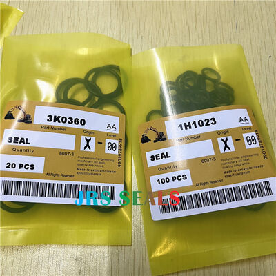 5H6734 6V6228 6V5266 3K0360 1H1023 NBR noir Oring pour cylindre hydraulique chargeur ascenseur Tift Kit de direction