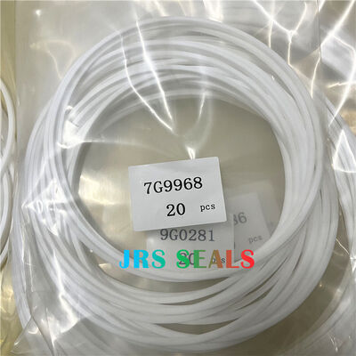 Kit de joint de secours en PTFE blanc, joint anti-poussière, cylindre hydraulique, levage, Tift, direction, chargeur, 7G9968