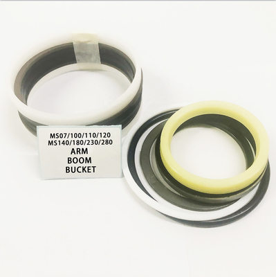 180 pièces de rechange de Seal Kit Hydraulic Cylinder Oil Seals d'excavatrice de joint de seau de bras du boom MS110 120 grondent joint de seau de bras